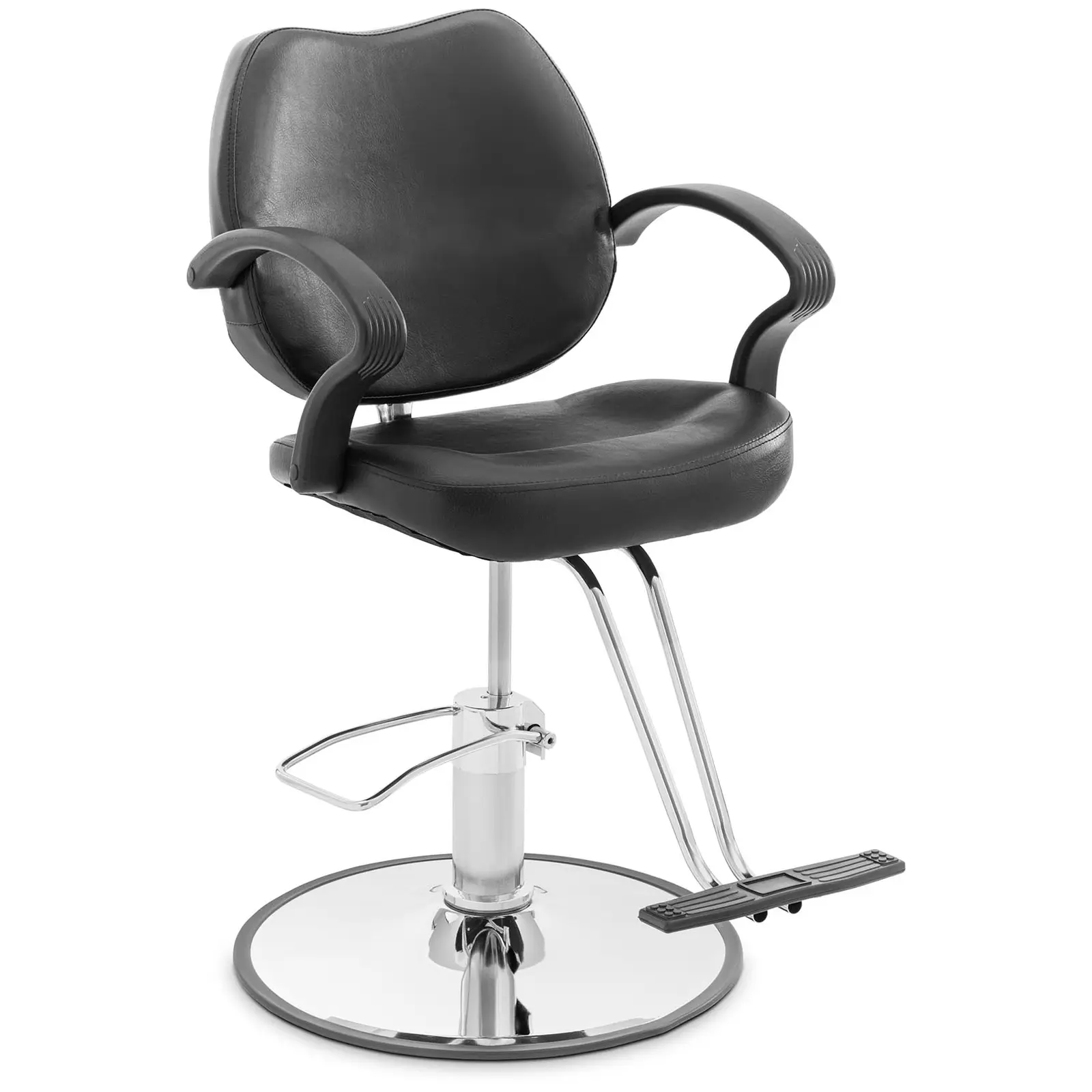 Салонен стол - Т-образна подложка за крака - 53 - 64 см - 160 кг - черен