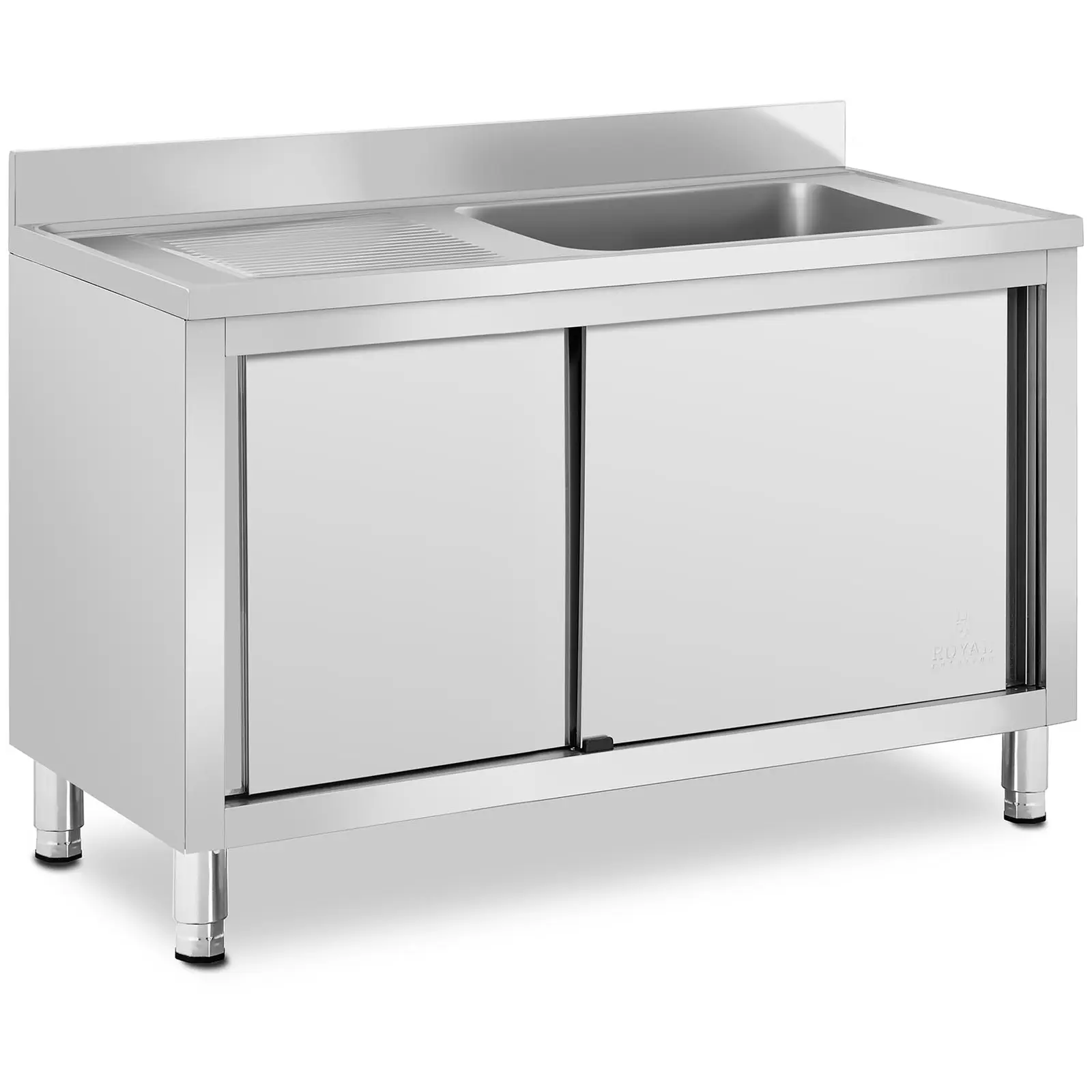 Търговска кухненска мивка - 1 мивка - Royal Catering -  - 500 x 400 x 260 mm