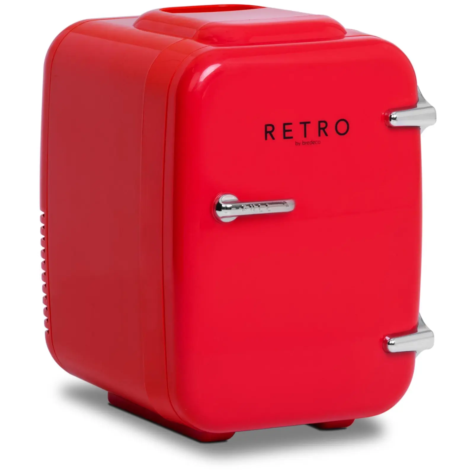 Мини хладилник - 4 л - червен