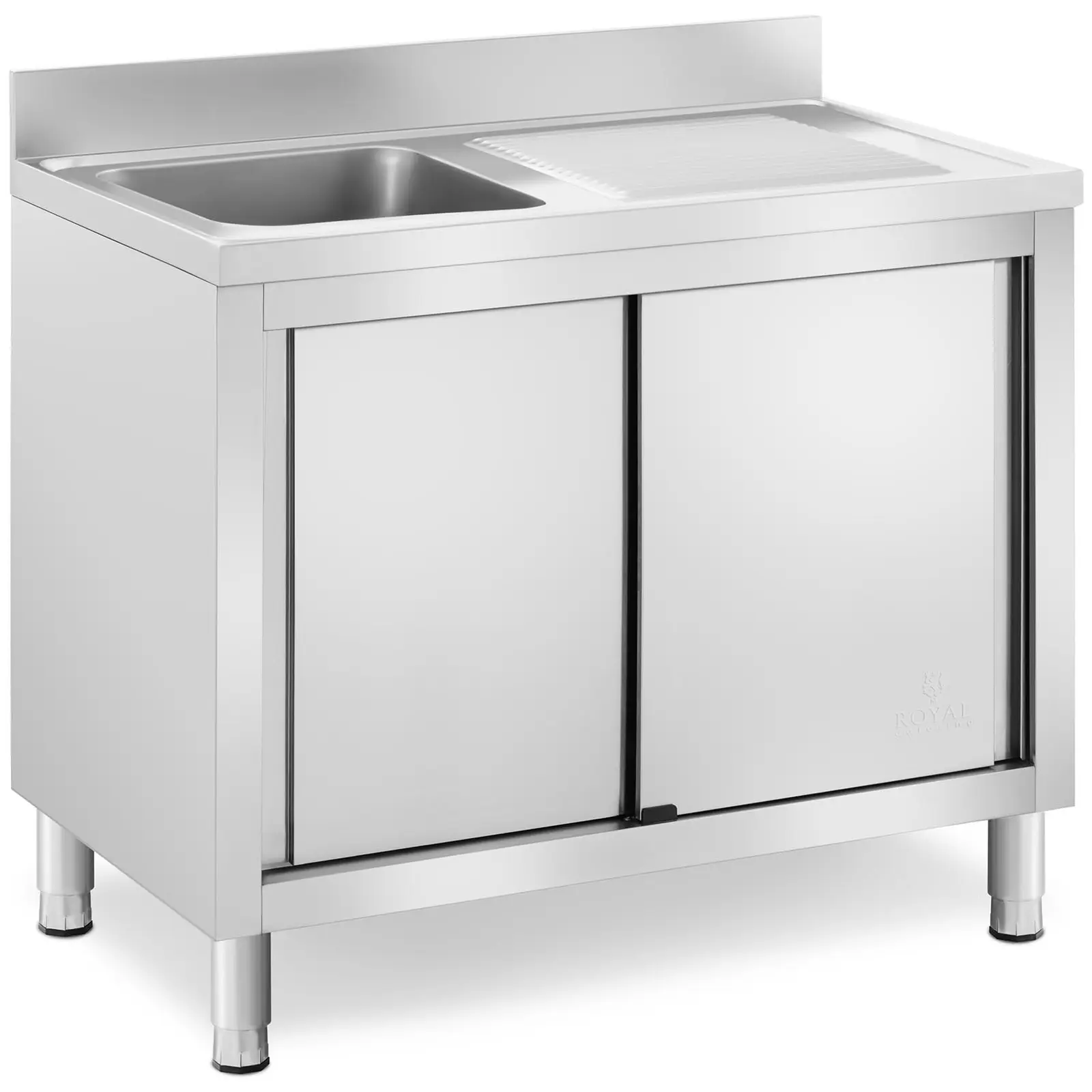 Търговски модул за кухненска мивка - 1 мивка - Royal Catering -  - 400 x 400 x 240 mm