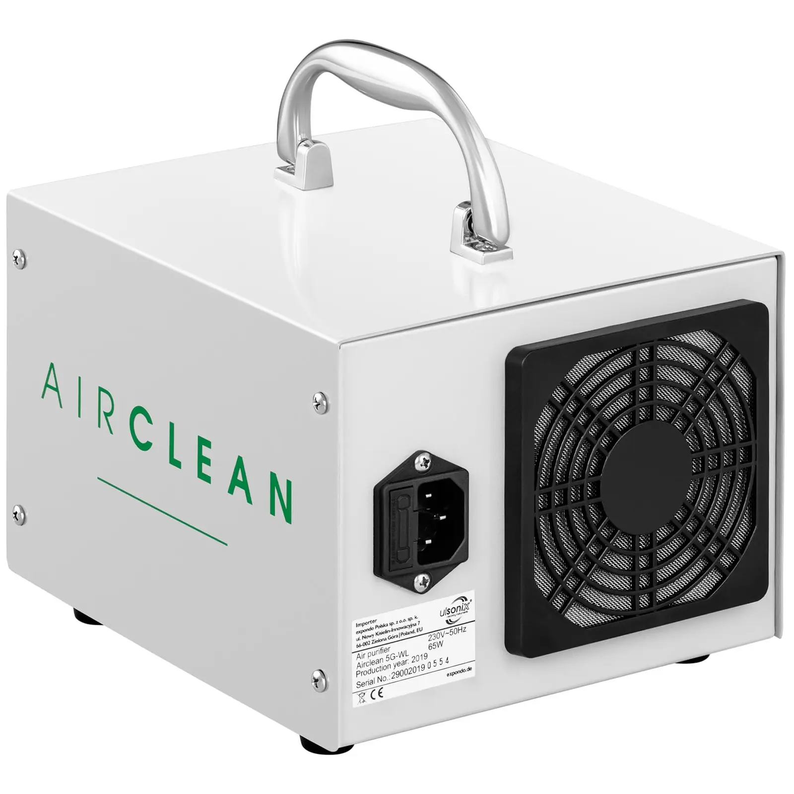 Индустриален пречиствател на въздуха - 5 000 mg/h - 65 W