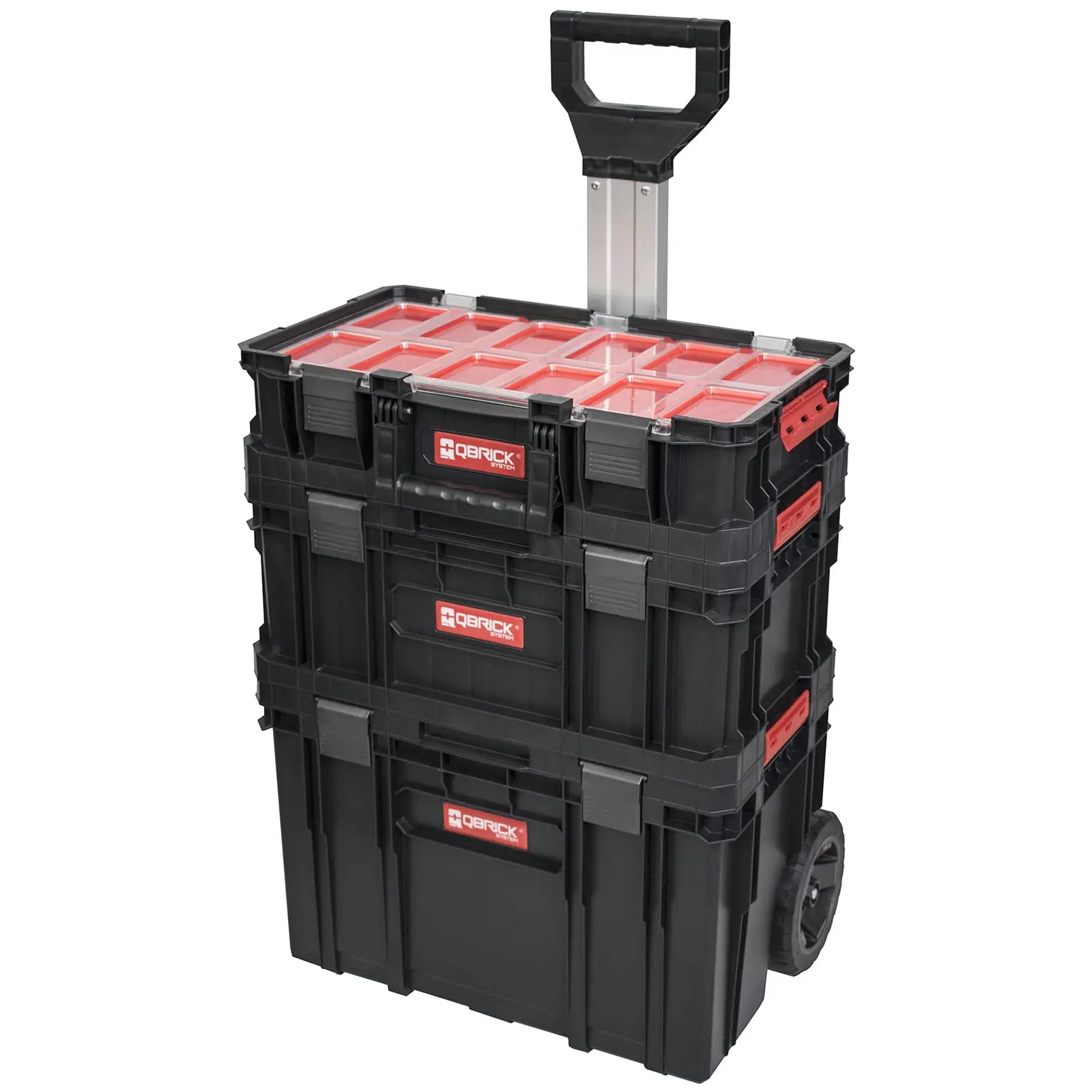 Колички за инструменти System TWO Plus - комплект, включващ куфар за инструменти и органайзер