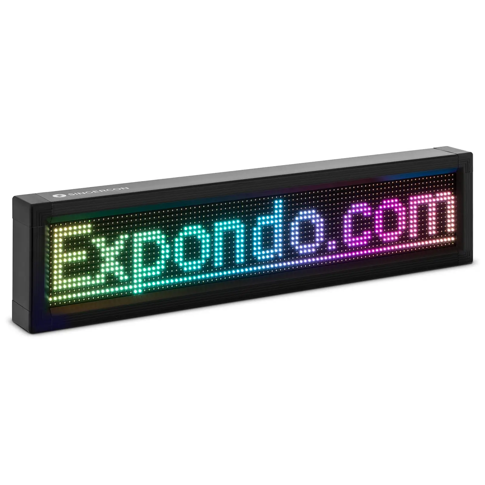 LED дисплей - 96 x 16 цветни светодиода - 67 x 19 см - програмируем чрез iOS и Android