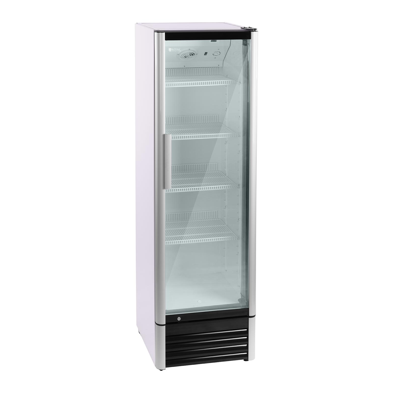 Хладилник за търговски цели за напитки - 320 л - LED - алуминиева рамка