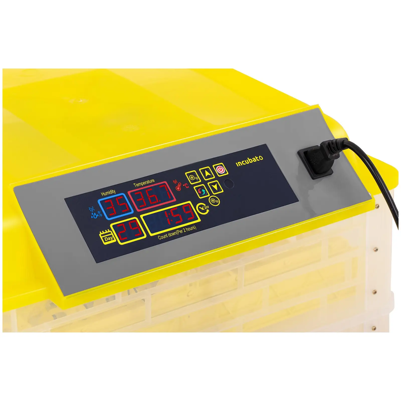 Инкубатор за яйца - 112 яйца - включително осветяване на яйцата - напълно автоматичен