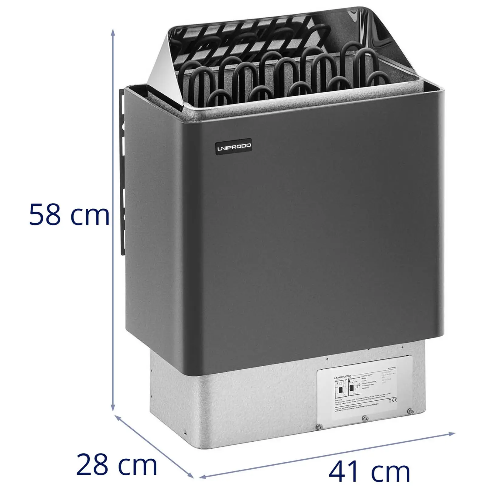 Нагревател за сауна - 9 kW - 30 до 110 °C