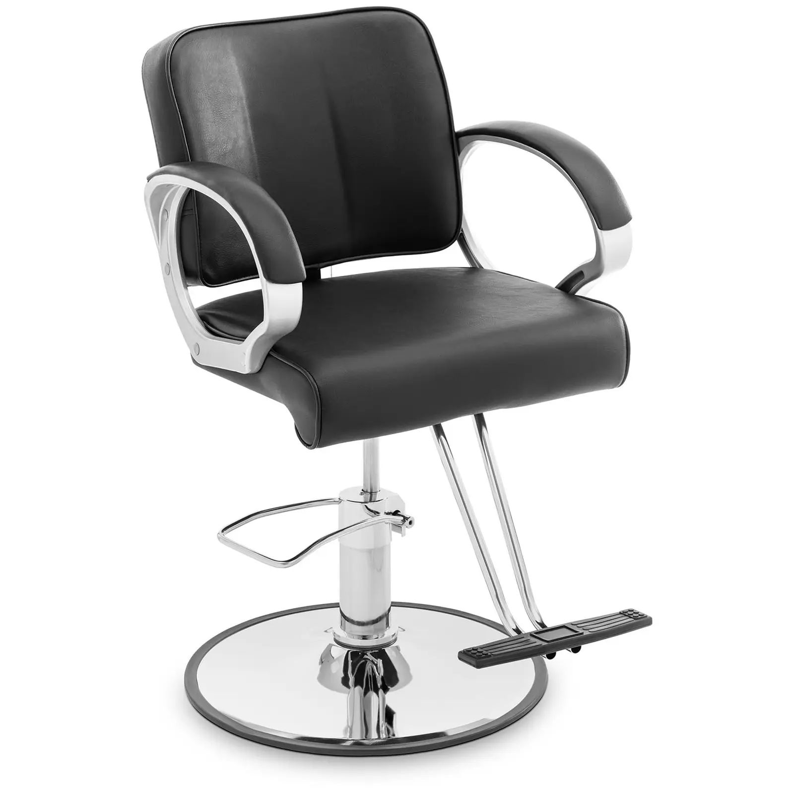 Салонен стол - Т-образна подложка за крака - 50 - 60 см - 180 кг - черен