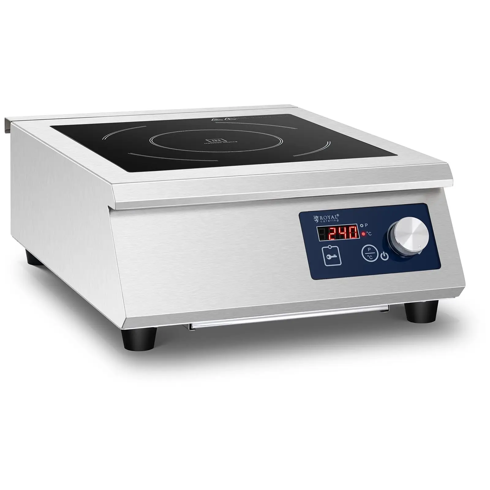 Индукционна готварска печка - 33 см - 60 до 240 °C