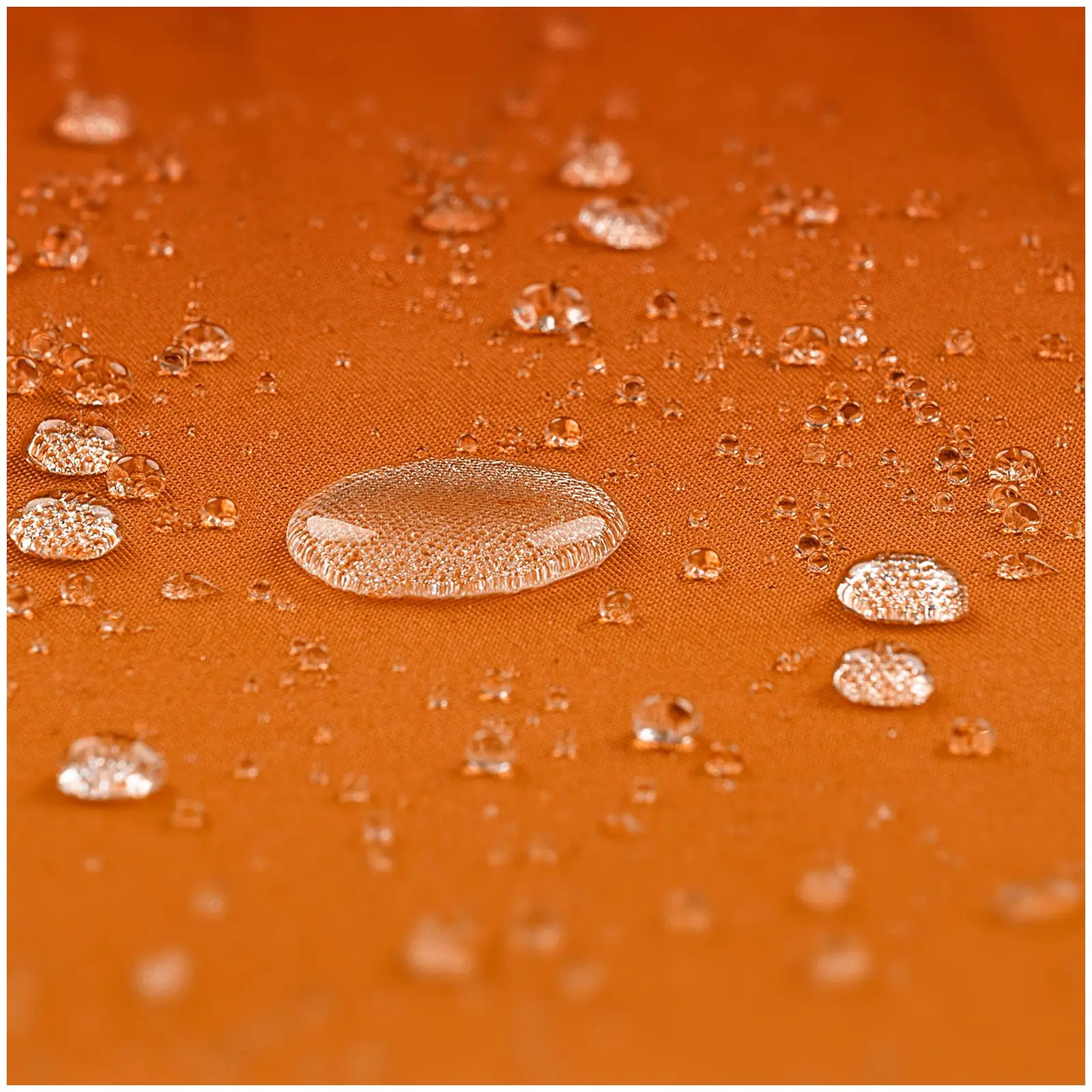 Градински чадър - Оранжев - кръгъл - Ø 300 см - накланящ се и въртящ се