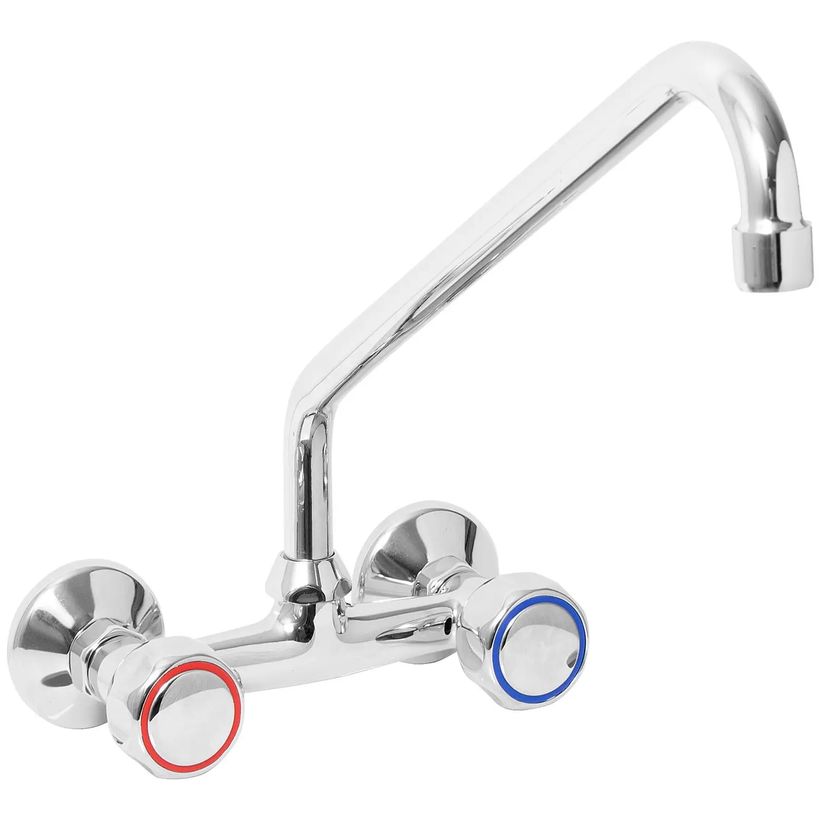 смесител за мивка - Стенна арматура - Хромиран месинг - Смесител с дължина 300 мм