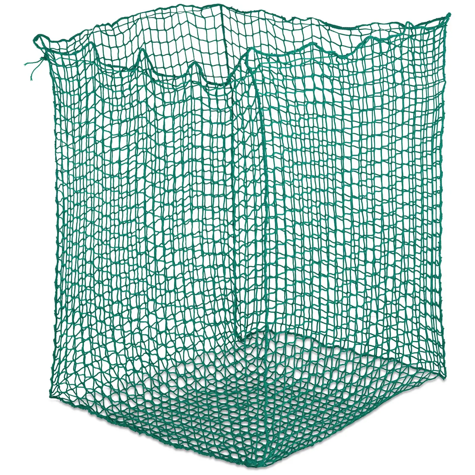 Кръгла мрежа за бали сено - 1 400 x 1 400 x 1 600 мм - размер на примката: 45 x 45 мм - зелена